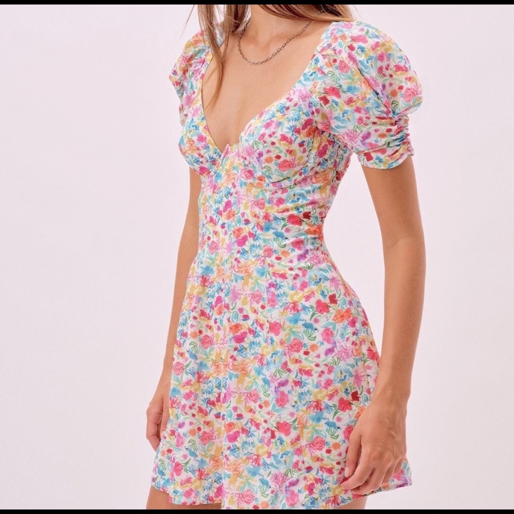 For Love And Lemons Claude Mini Dress XS BRAND NEW